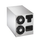 Vollrath 58832 - Cup Dispenser, countertop, (2) high, 14.25