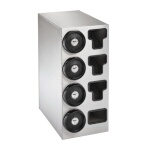 Vollrath 58834 - Cup Dispenser, countertop, (4) high, 14.25