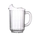 Vollrath 6010-13 - Three-Lipped Pitcher, 60 oz., polycarbonate, clear, (Case of 12)