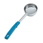 Vollrath 62177 - Spoodle, 6 oz., solid, teal handle, 13-13/16