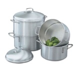 Vollrath 68123 - Rice/Vegetable Steamer, 5 qt. Aluminum, 3/32