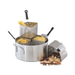 Vollrath 68129 - Aluminum Pasta Cook Pot, 18-1/2 qt.