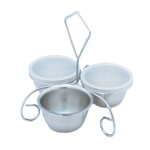 Vollrath 69260 - Bowl, 6 oz., stainless, fits 99615 Utility Server, Made in USA, (Case of 12)