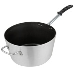 Vollrath 692310 - Sauce Pan, 10 qt., non-stick coating, silicone handle, aluminum, (Case of 3)