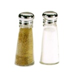 Vollrath 703J - Dripcut Salt & Pepper Shaker only, 3 oz., smooth glass jar,, (Case of 24)