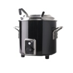 Vollrath 7217760 - Cayenne Retro Black Stock Pot Kettle Rethermalizer, 7-1/4 qt.