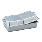 Vollrath 77400 - Steam Table Pan Cover, stainless, full size, hinged dome wit