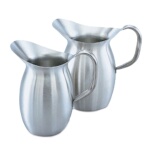 Vollrath 82030 - Pitcher, Bell Shaped, 3 1/8 quart, stainless, 9
