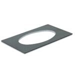 Vollrath 8240110 - Miramar Template, for (1) large oval decorative pan, night s