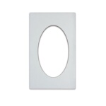 Vollrath 8240120 - Miramar Template, for (1) large oval decorative pan, white s