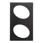 Vollrath 8240310 - Miramar Template, for (2) small oval decorative pans, night