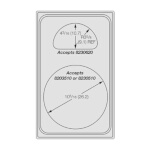 Vollrath 8241414 - Miramar Template, for (1) casserole & (1) half oval decorati
