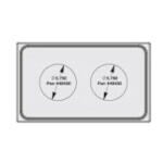 Vollrath 8242214 - Miramar Single Size Template for Miramar Cookware, stainless