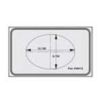Vollrath 8242314 - Miramar Single Size Template for Miramar Cookware, stainless