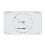 Vollrath 8242610 - Miramar Single Size Template for Miramar Cookware, night sky