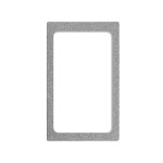 Vollrath 8244024 - Miramar Template, (1) 40006 decorative pan, gray granite color
