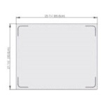 Vollrath 8250014 - Miramar Double Well Template, fits 21-1/8
