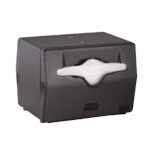 Vollrath 8545-06 - Napkin Dispenser, table type, black with black face