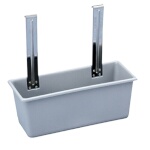 Vollrath 97280 - Silver Bin for Bus Cart, Gray, 15-1/2