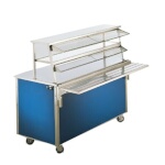 Vollrath 9861709 - Double Decker Cafeteria Serving Merchandiser, Modified To Fit 108 Base