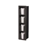 Vollrath FML-4V - Lid Holder, (4) columns, vertical mount, 6-1/2