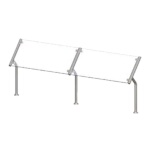 Vollrath NCB98636 - Breath Guard, single-sided, 3/8