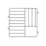 Vollrath PM1211-5 - Plate Crate Rack, 9-3/16