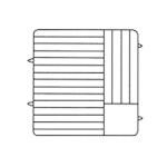 Vollrath PM1912-6 - Plate Crate Dishwasher Rack, 11