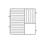 Vollrath PM2110-4 - Plate Crate Rack, 8-3/4
