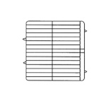 Vollrath PM3208-3 - Plate Crate Rack, 4-3/4