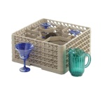 Vollrath TR13CCCCC - Glass Rack, (36) compartment, (5) extender, 8-5/16