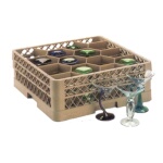Vollrath TR18J - Glass Rack, (12) compartment, (1) extender, 4-13/16