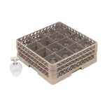 Vollrath TR8DDDD - Glass Rack, (16) compartment, (4) extenders, 9-7/16