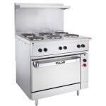 Vulcan EV36S-4FP12G480 - Restaurant Range, electric, 36