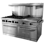 Vulcan SX60F-6B24G - Restaurant Range, gas, 60
