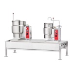 Vulcan VEKT64/126 - Kettle/Stand Assembly, (1) K12ETT & (1) K6ETT kettles, 64
