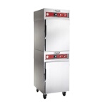 Vulcan VRH88 - Cook/Hold Cabinet, double-deck, mechanical controls, (16) sheet pans
