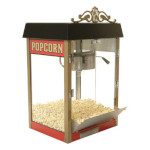 Winco 11060 - Popcorn Machine, electric, countertop, 6 oz. kettle, antique décor