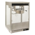 Winco 11147 - Popcorn Machine, electric, countertop, 14 oz. kettle, stainless steel cabinet