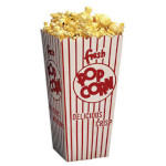 Winco 41048CS - Popcorn Scoop Box, 1.75 oz., 4