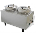 Winco 51072P - Dual Well Warmer, (2) 7 qt. wells