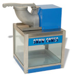 Winco 71000 - Snow Cone Machine, 500 lbs. crushed ice per hour, tinted glass panels