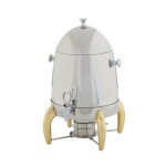Winco 903A - Coffee Urn, 3 gallon, with fuel holder, handle and gold legs