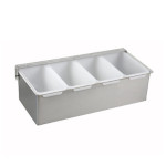 Winco CDP-4 - Condiment Dispenser, 4-compartment, 12
