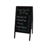 Winco MBAF-3 - Sidewalk Marker Board, dual-sided, 20-3/8