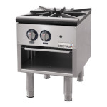 Winco NGSP-1 - Stock Pot Stove, gas, (1) three-ring burner, dual infinite heat controls
