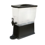 Winco PBD-3 - Beverage Dispenser, 3 gallon, rectangular, dripless faucet, black