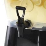 Winco PBD-3SK-F - Faucet, leak proof, for PBD-3SK, plastic, black