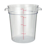 Winco PCRC-4 - Food Storage Container, 4 qt., 7-3/8