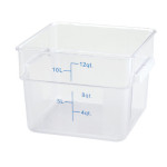 Winco PCSC-12C - Storage Container, 12 qt., 11-1/8